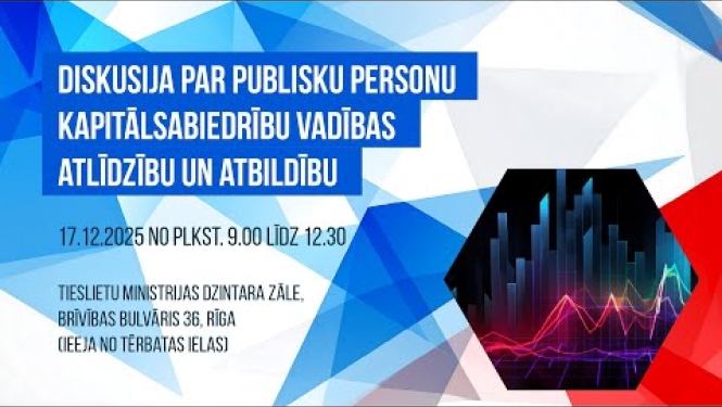 Diskusija par valsts kapitālsabiedrību vadības atlīdzību un atbildību