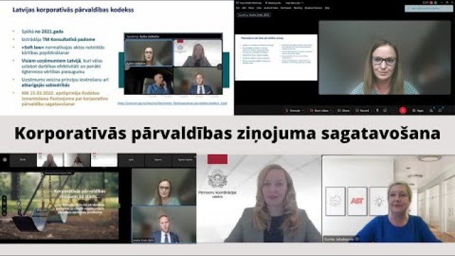 PKC seminārs “Korporatīvās pārvaldības ziņojuma sagatavošana” 2022. gada 23. martā