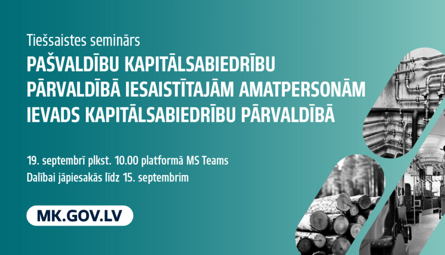 Valsts kanceleja organizē tiešsaistes mācību semināru pašvaldībām "Ievads kapitālsabiedrību pārvaldībā"
